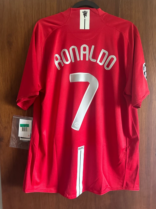 Maillot Manchester United Finale Ligue des Champions 2008 Vintage – Cristiano Ronaldo #7