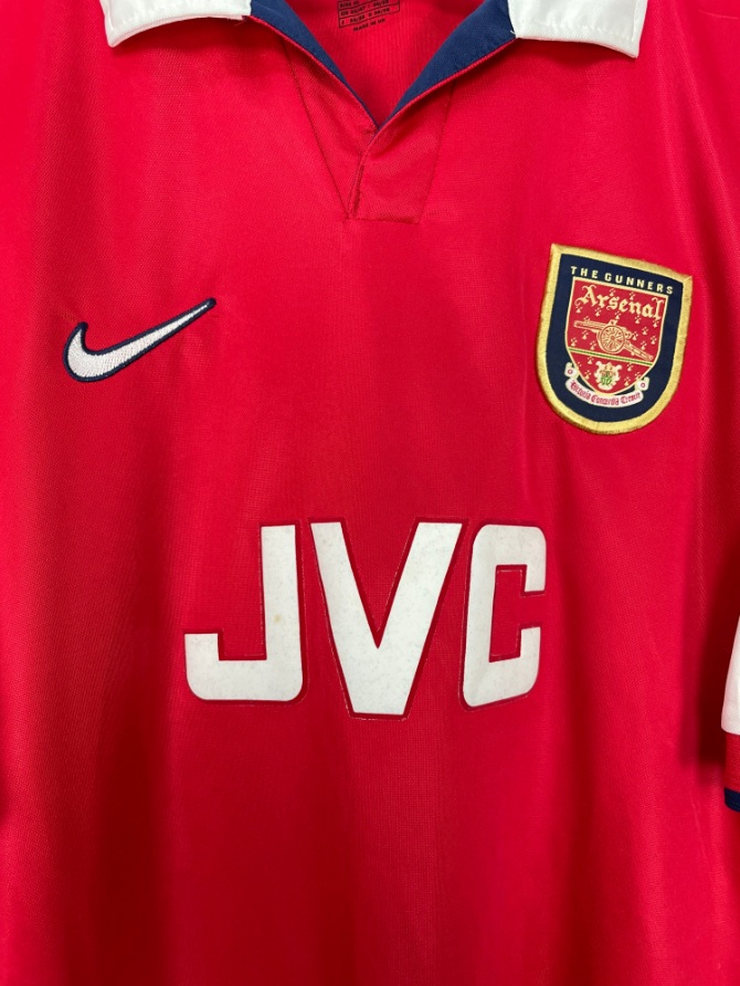 Maillot Arsenal Domicile 1996/97 Vintage – Dennis Bergkamp #10