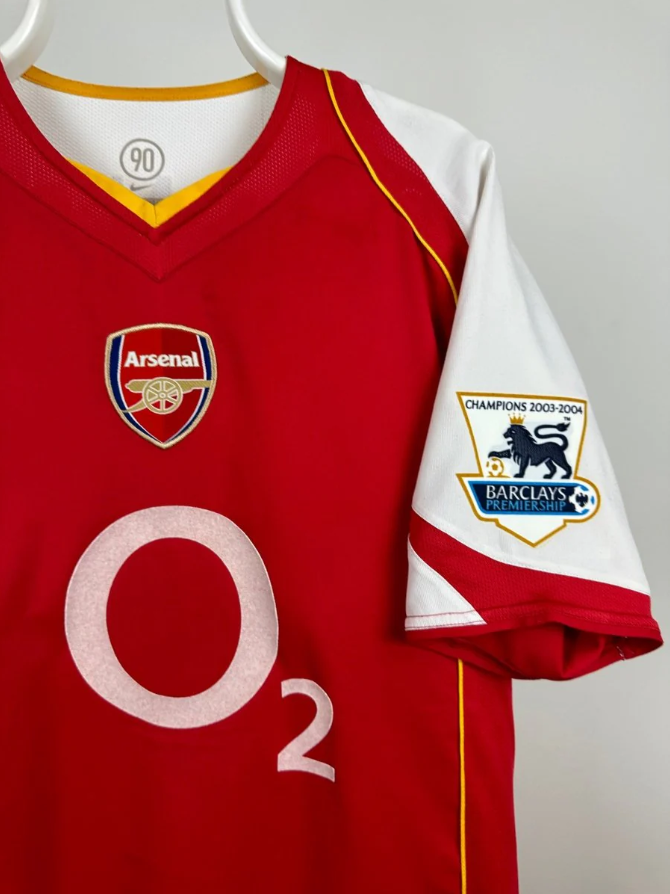 Maillot Arsenal Domicile 2003/04 Vintage – Thierry Henry #14 – Saison des Invincibles