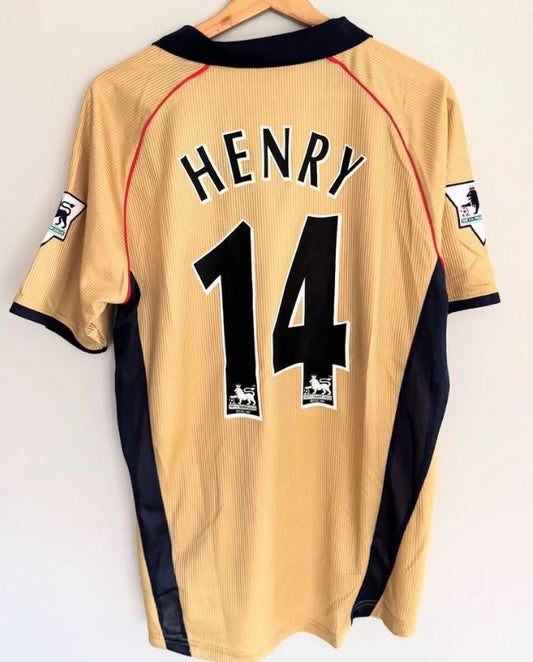 Maillot Arsenal Extérieur 2001/02 Vintage – Thierry Henry #14