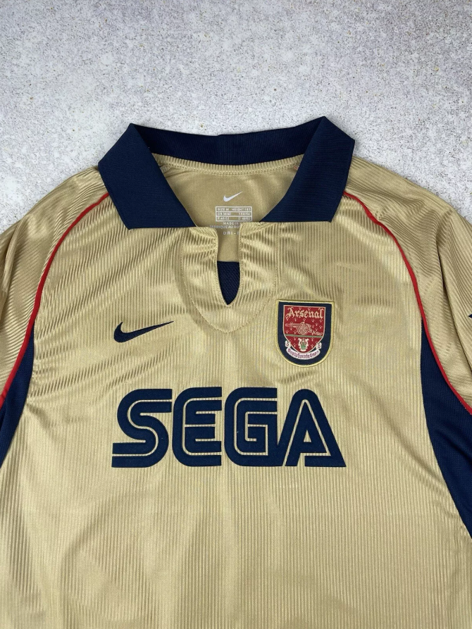 Maillot Arsenal Domicile 1999/2000 Vintage – Édition SEGA