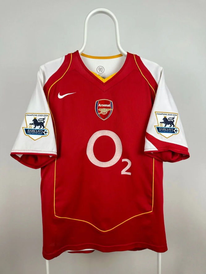 Maillot Arsenal Domicile 2003/04 Vintage – Thierry Henry #14 – Saison des Invincibles
