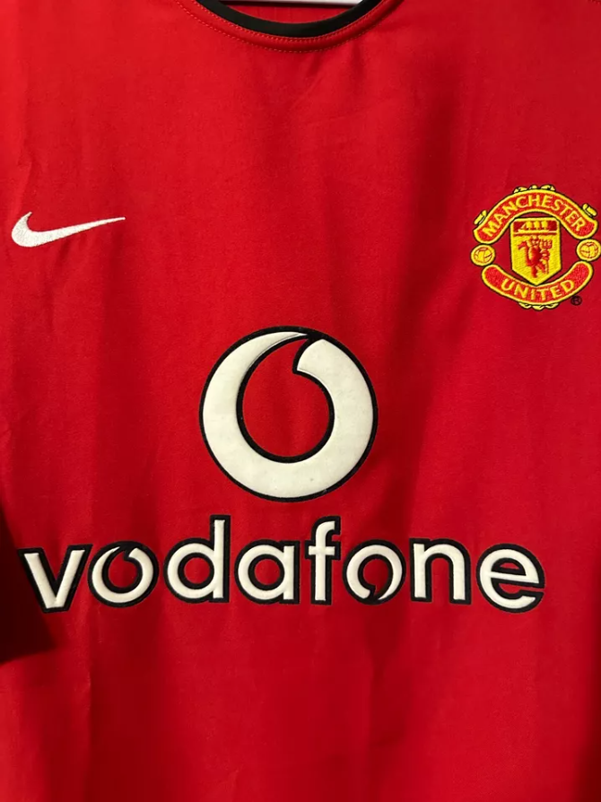 Maillot Manchester United Ligue des Champions 2002/03 Vintage – David Beckham #7