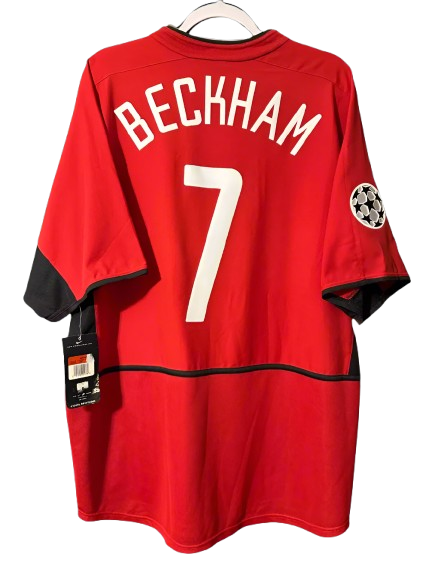 Maillot Manchester United Ligue des Champions 2002/03 Vintage – David Beckham #7